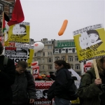 Manifestation  Bruxelles le 19 mars 2005 photo n14 
